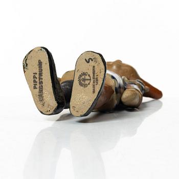 Lisa Larson, figurin, stengods, "Pippi Långstrump", Gustavsberg, 1969-71.