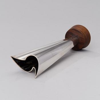 A silver vase, 'Liekki' (Flame), Hopeakeskus, Hämeenlinna, Finland 1968.