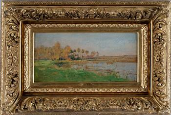 EDMOND YON, olja på duk, sign.