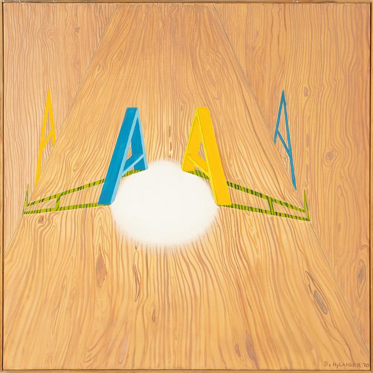 Bo Hylander, olja på duk, signerad och daterad -70.