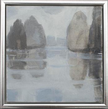 MERJA ORVOKKI NIEMELÄINEN, olja på duk, signerad MOWA och daterad 2008.