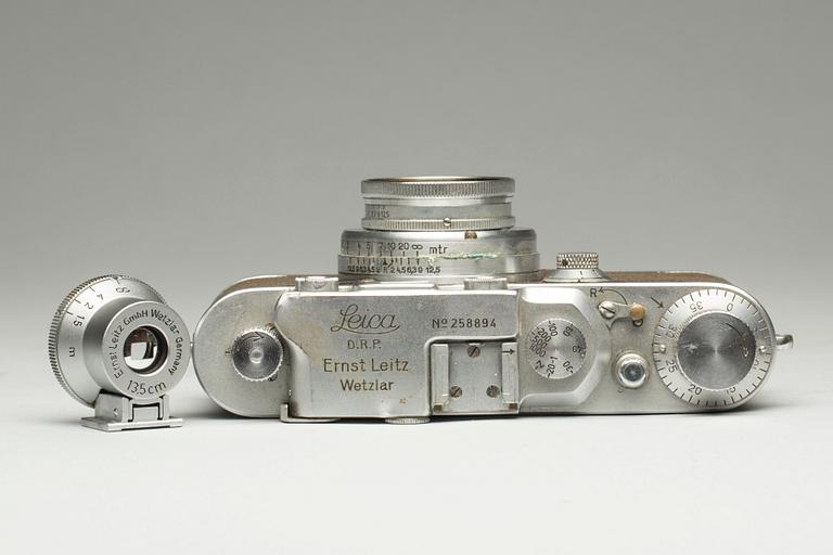 KAMERA, Leica IIIa, Nr 258894. Wetzlar, Tyskland, 1937.