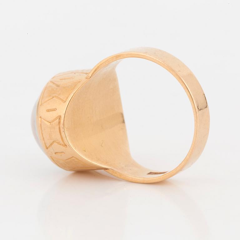 RING, med mabépärla.