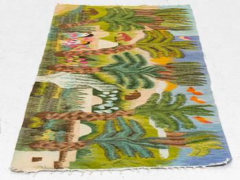 Wall hanging/tapestry, approx. 162 x 94 cm.