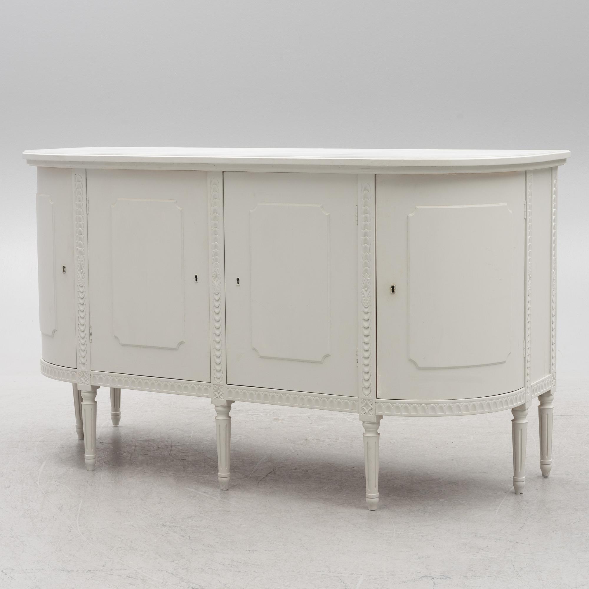 A Gustaivan style sideboard, first half of the 20th century.