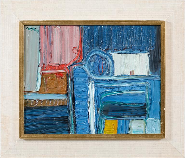 CURT AGGE, olja på duk, signerad.