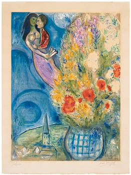 632. Marc Chagall After, "Les Coquelicots".