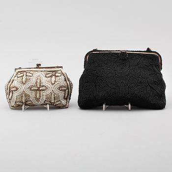 AFTONVÄSKOR, 2 st, Frankrike, 1900-talets första hälft.