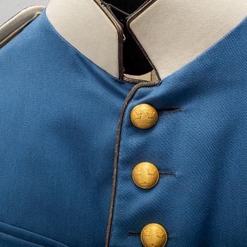 UNIFORM, svensk, m/1895 för officer vid Livregementets dragoner.