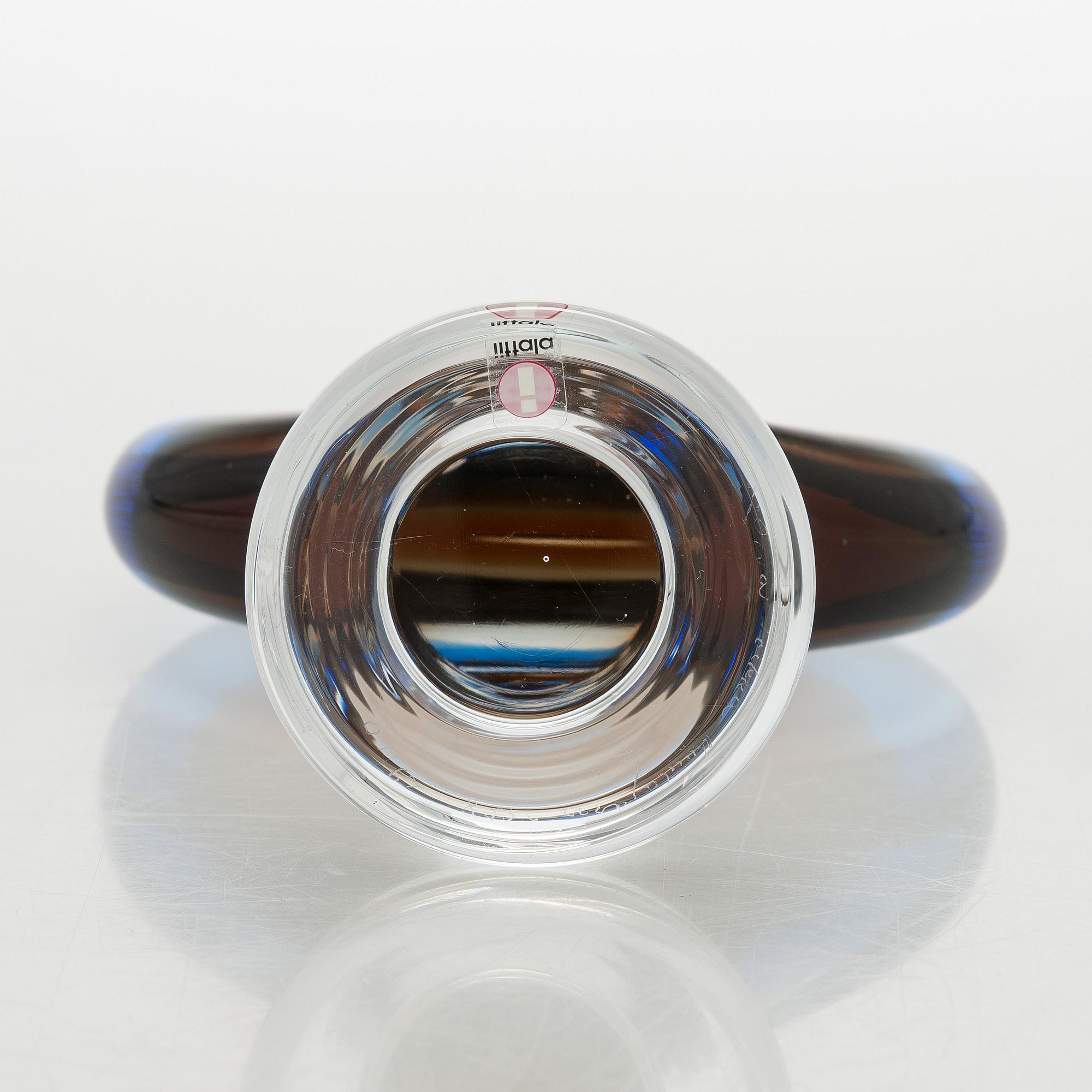 Oiva Toikka, skulptur, "Lollipop", signerad Oiva Toikka, Nuutajärvi 2008 29/60.