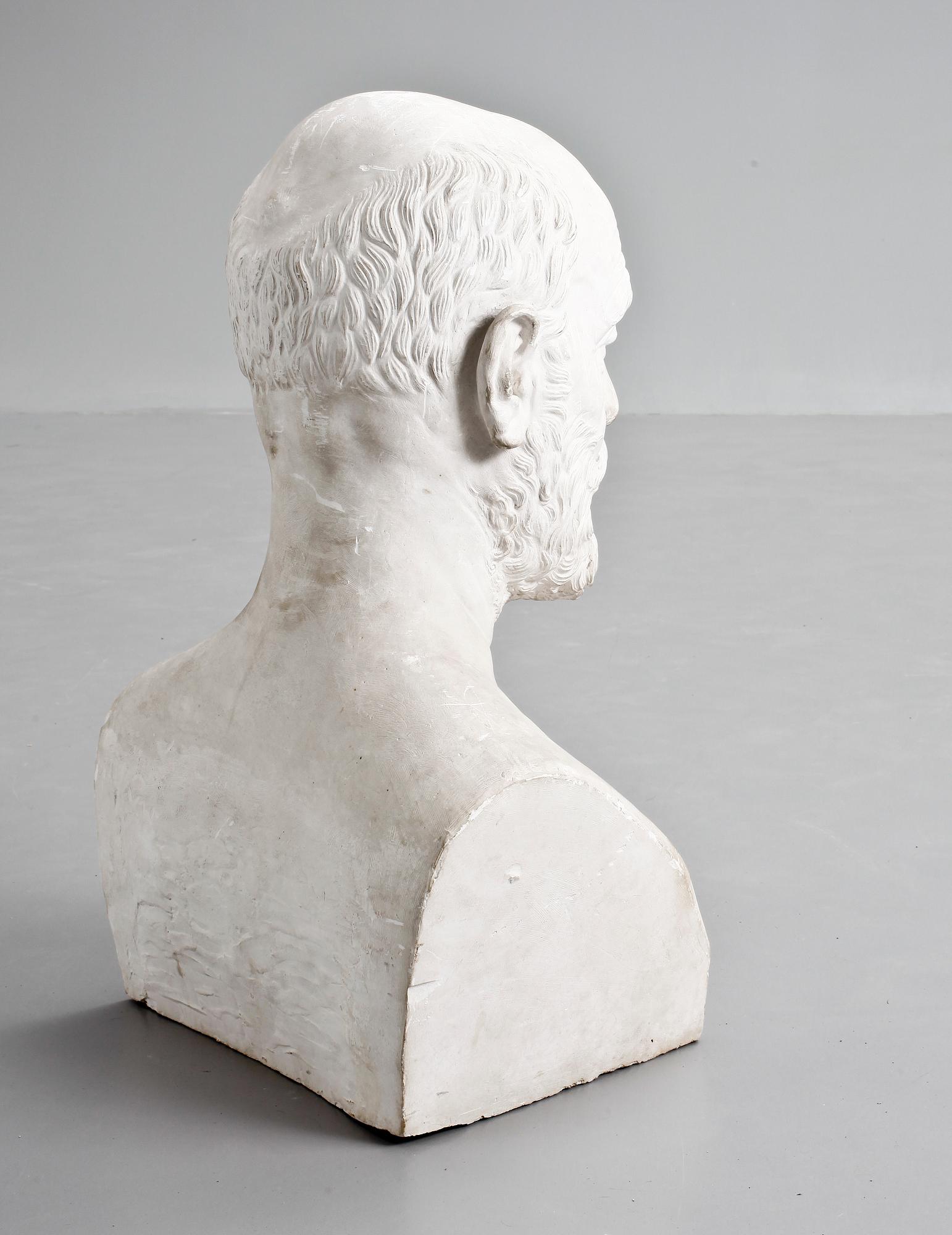 JULIE MARSTRAND, skulptur, gips, tidigt 1900-tal.