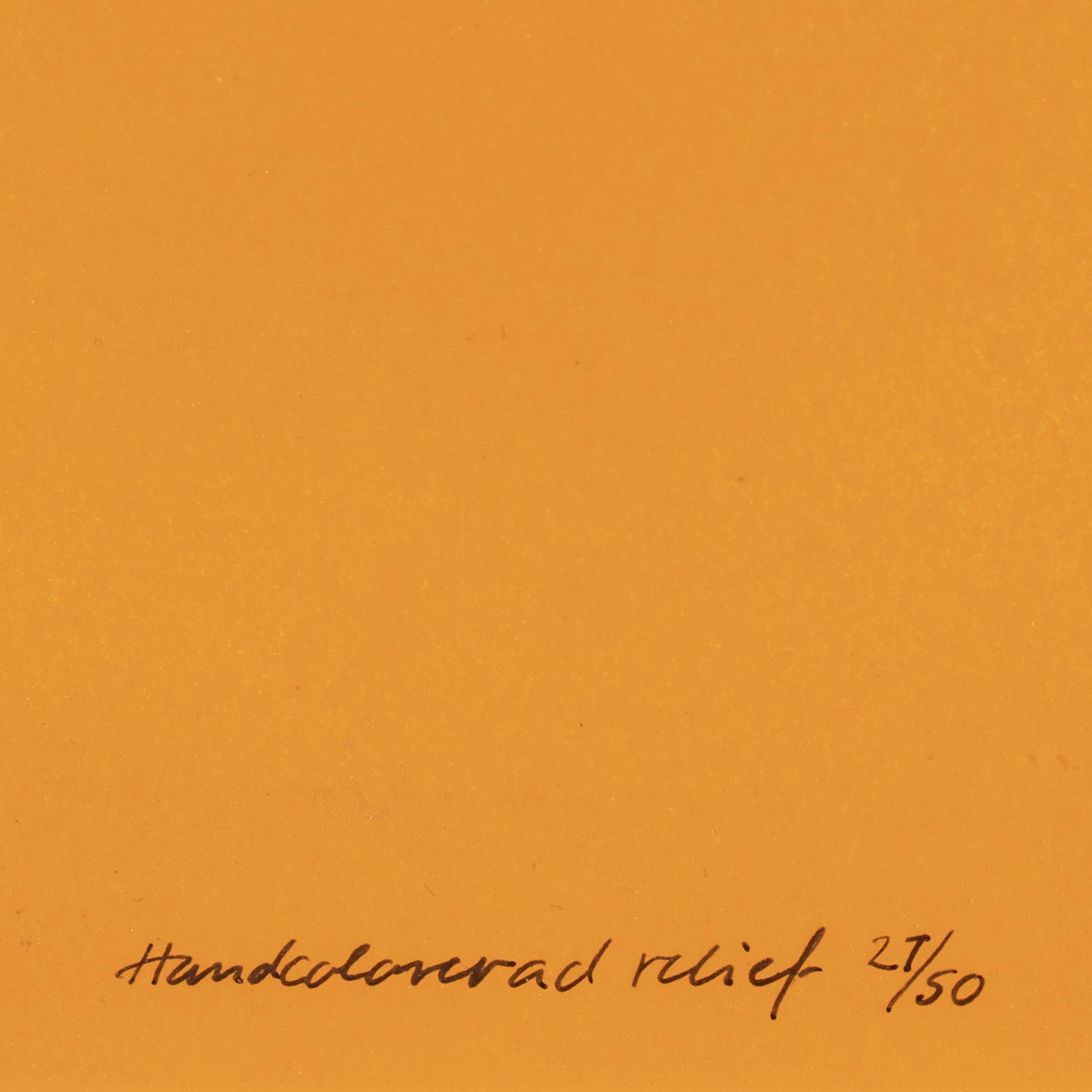 Beck & Jung, handkolorerad relief, signerad Beck o Jung, daterad 1975 och numrerad 27/50.