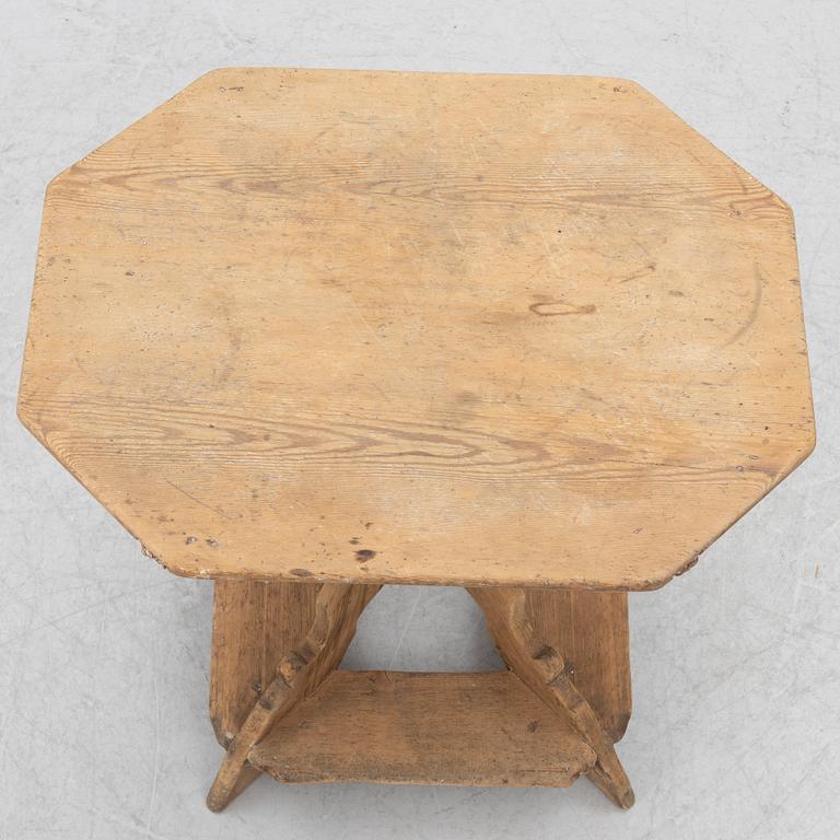 Bord, s.k. strålabord, allmoge, Dalarna, 1800-tal.