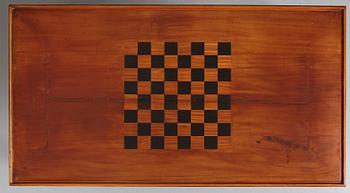 A late Gustavian late 18th century games table.