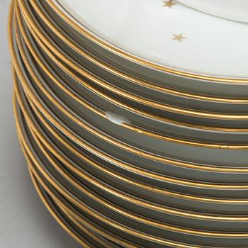 Dinner service, 86 pieces, “Milky Way”, Bing & Grøndahl, Denmark.