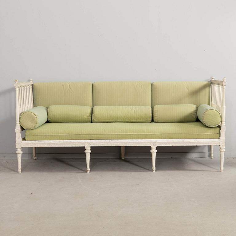 Bänk/soffa, gustaviansk stil, 1900-tal.