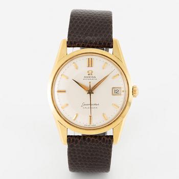 Omega, Seamaster, Calendar, wristwatch, 33.5 mm.