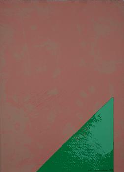 FÄRGLITOGRAFIER, 3 st i mapp. Sign o numr HC.