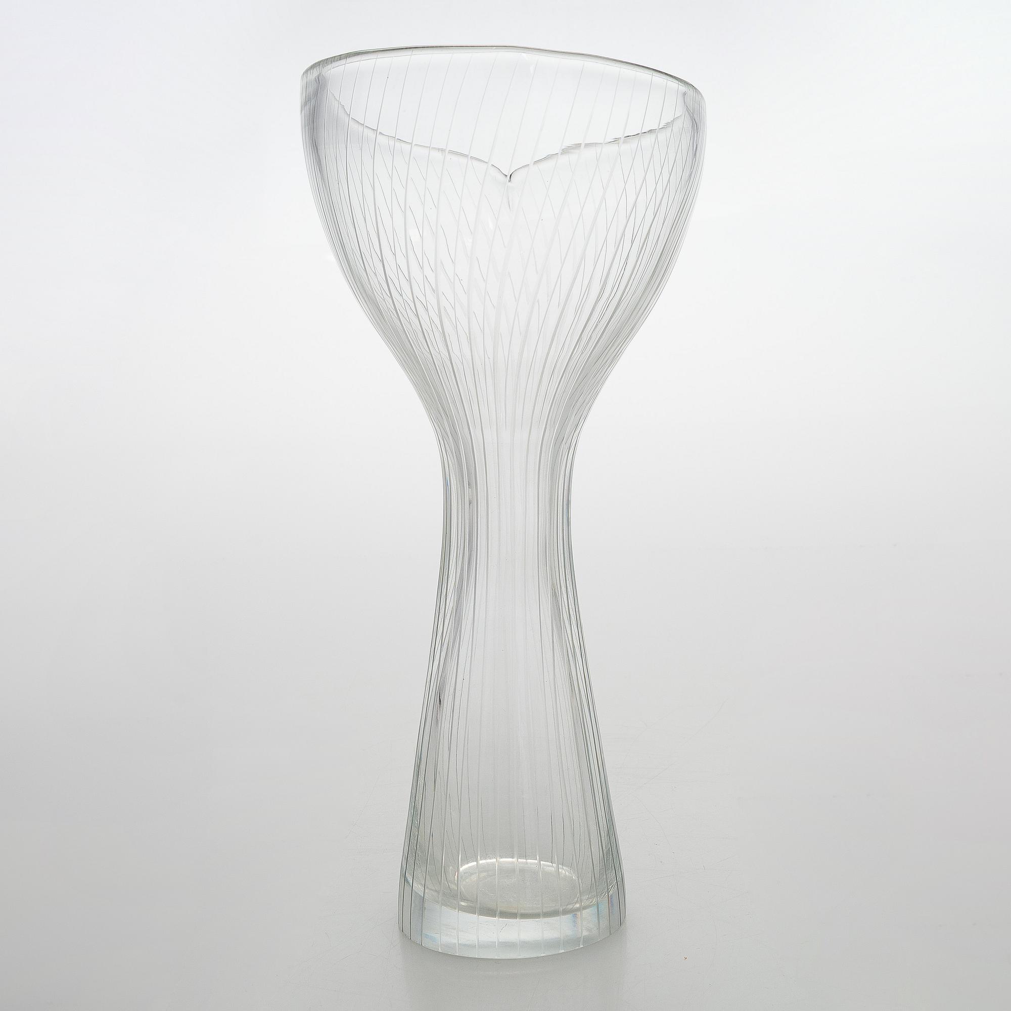 Tapio Wirkkala, vas, modell 3520, signerad Tapio Wirkkala Iittala -54.