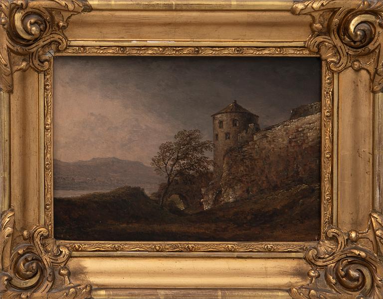Carl Johan Fahlcrantz, Inscribed, a pair, Landscape motifs.