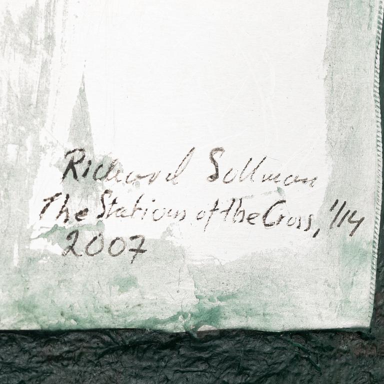 Rickard Sollman, väggrelief, keramik, signerad, numrerad 1/14, samt daterad 2007.