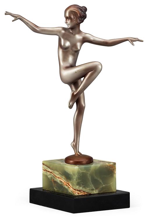 A Josef Lorenzl bronze sculpture, Austria 1920's-30's.