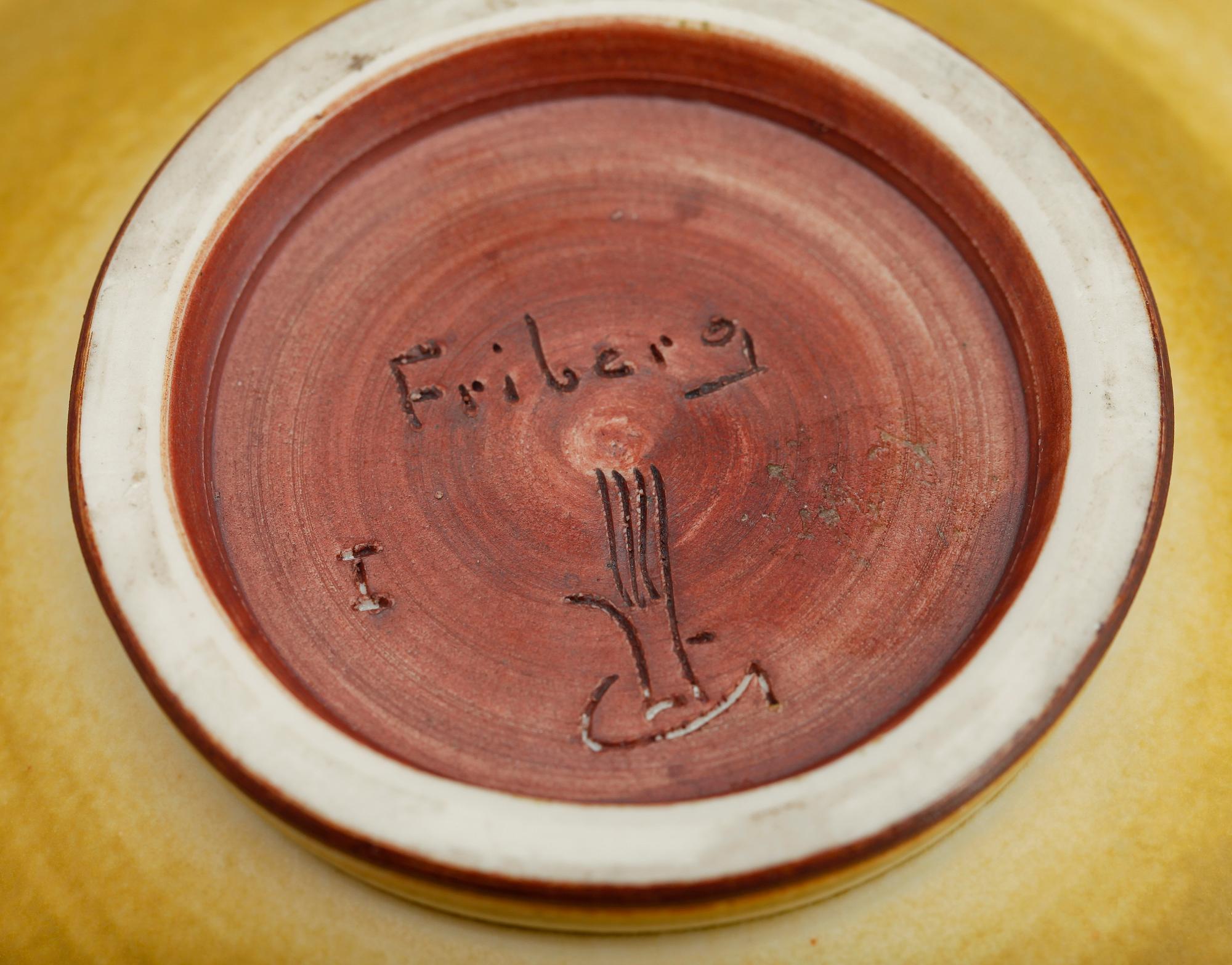 VAS, stengods, Berndt Friberg, Gustavsbergs studio, sign.