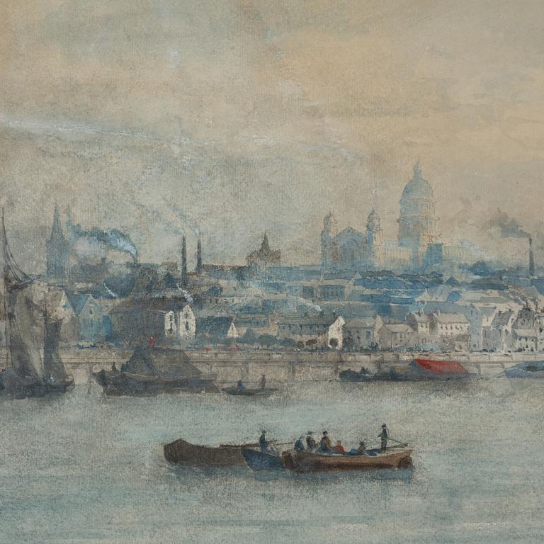 Edwin Toovey, watercolour, signed and dated 1883-4.