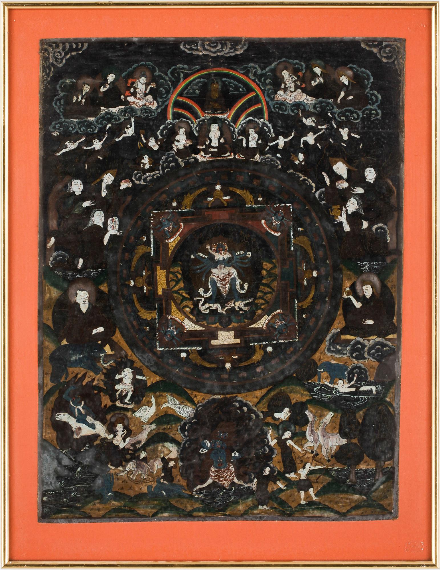 TANKA, troligen Tibet och 1800-tal.