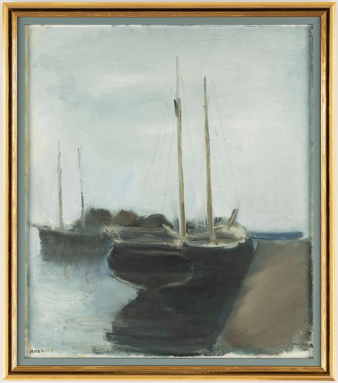 Gustav Rudberg, oil on canvas, signed.