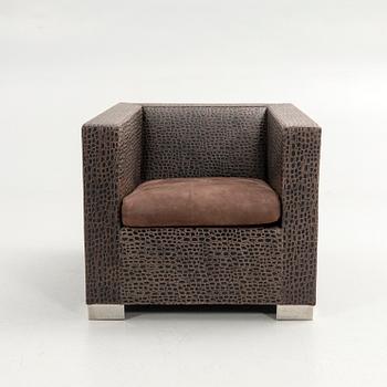 Rodolfo Dordoni, armchair, Minotti. "Suitcase", Italy, 1990s.