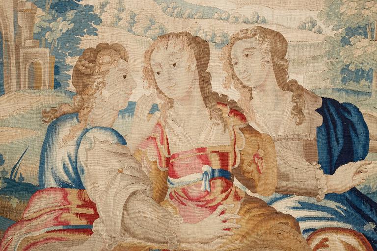 A TAPESTRY, tapestry weave, France 18th century, ca 276 x 374,5 cm.