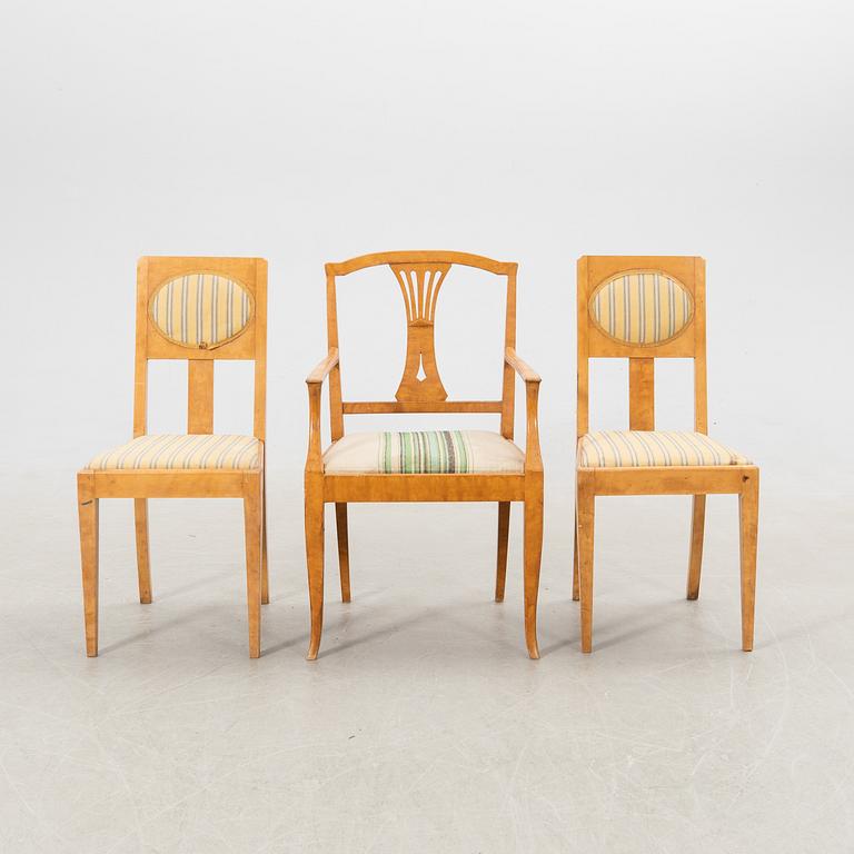 Stolar 2 st samt karmstol 1900-talets början.