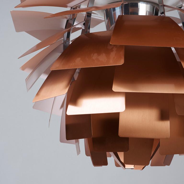 A Poul Henningsen copper 'Artichoke' ceiling lamp, Louis Poulsen, Denmark.
