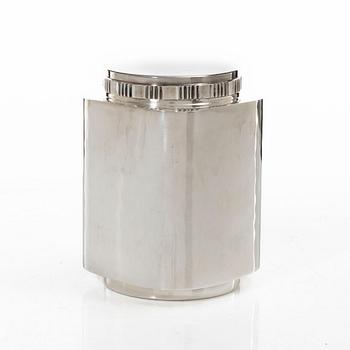 A Swedish silver box with lid, mark of Company MGAB, Uppsala 1968.