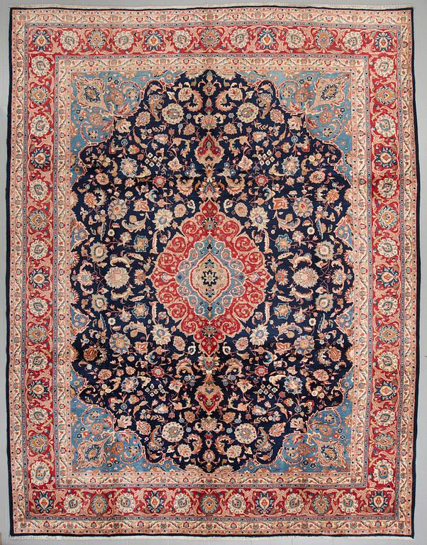 A Kashmar rug, 389 x 300 cm.