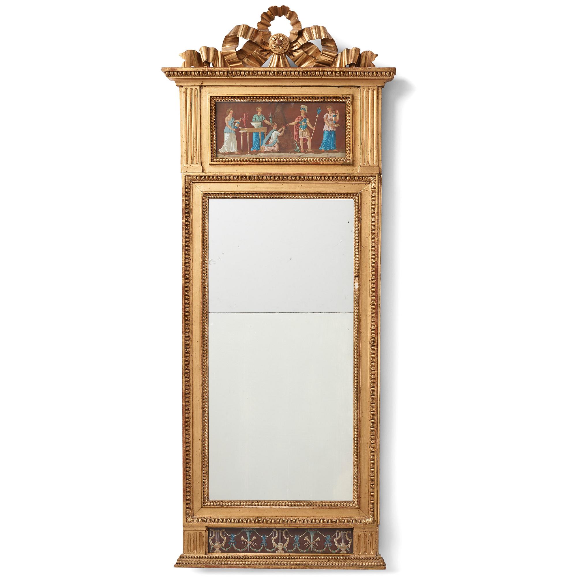 Spegel, Stockholmsarbete ca år 1800, Sengustaviansk.