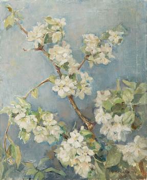 Greta Schalin, oil on canvas, signed and dated -56.