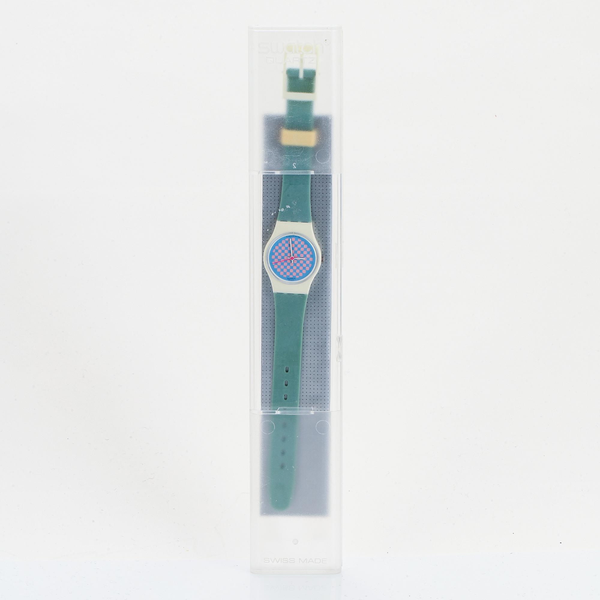 Swatch, Raspberry Shortcake,  wristwatch, 25 mm.