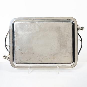 Christofle, tray, silverplate, late 20th century.