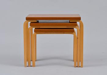 Alvar Aalto, SET OF THREE SIDE TABLES, NO 88.