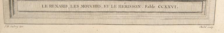 Jean-Baptiste Oudry, after, "Fables by La Fontaine"  27 pcs.