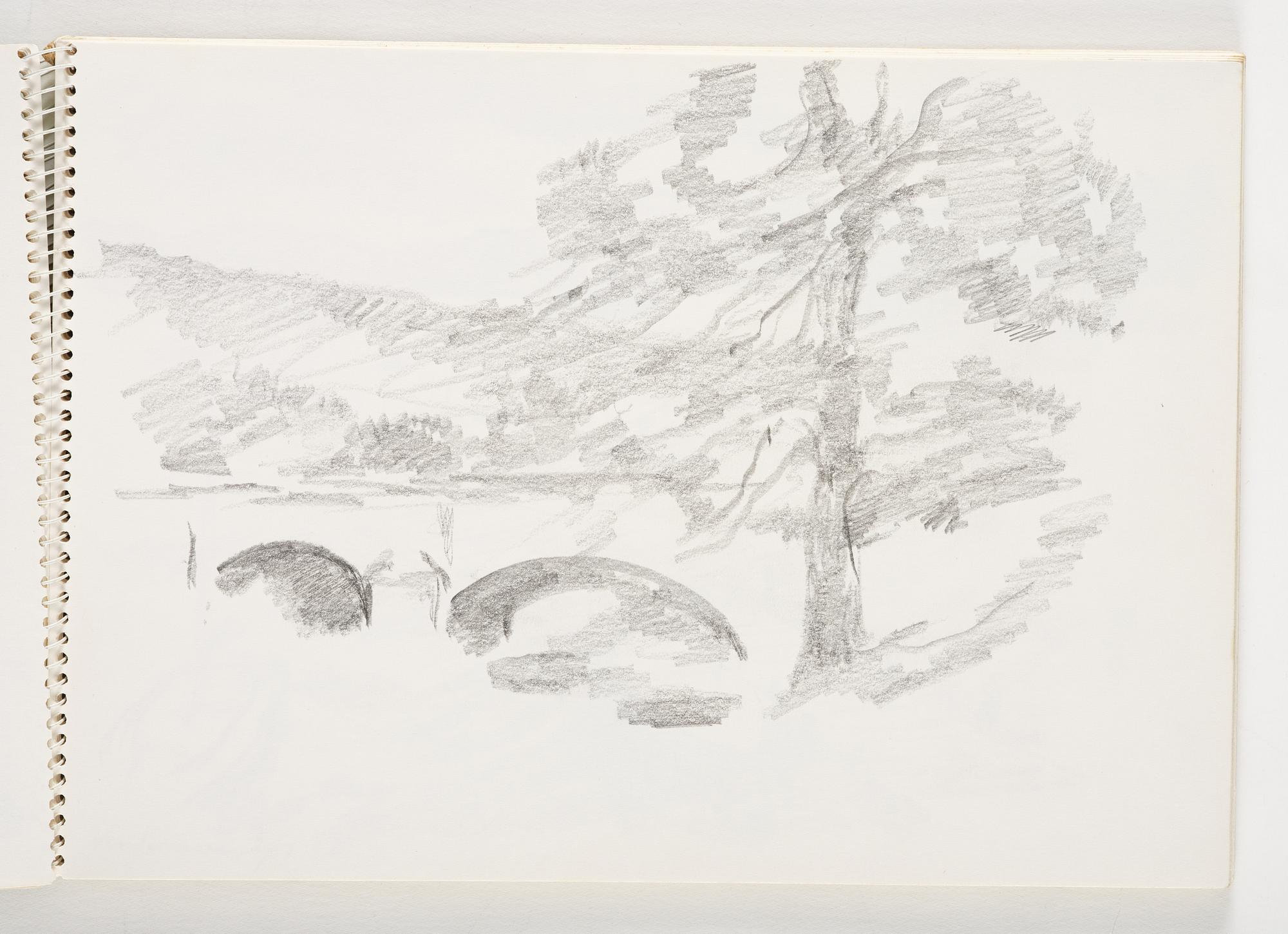 Lotte Laserstein, 3 skissblock med teckningar.