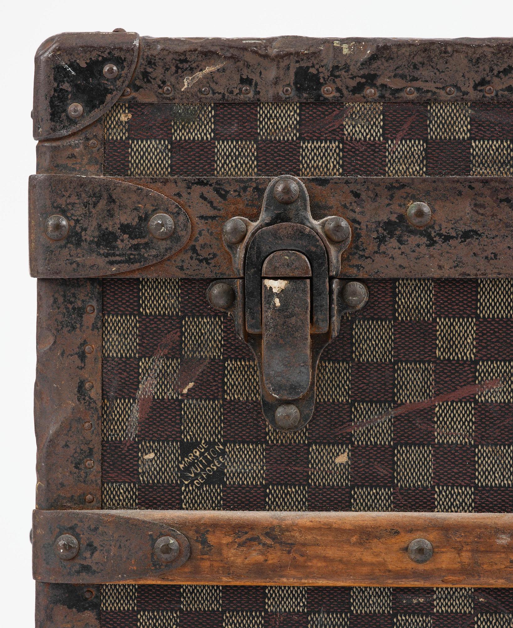 Louis Vuitton suitcase, late 19th century.