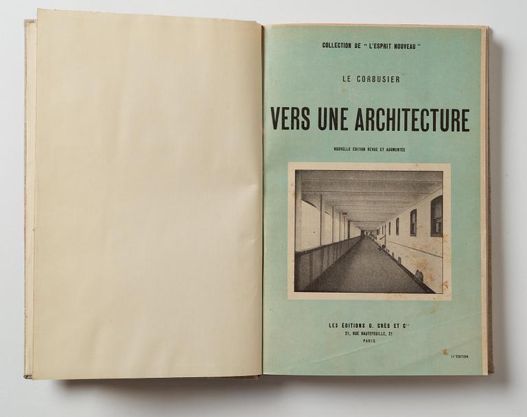 LE CORBUSIER, 'Collection de l'Esprit Nouveau', 5 vol.