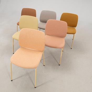 Isaac Piñeiro, 6 chairs "Aia", Akaba Spain.