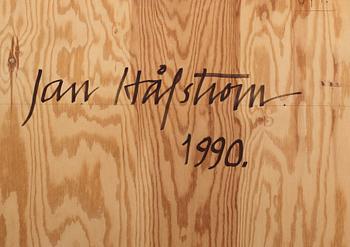 JAN HÅFSTRÖM, Oil on panel  signed Jan Håfström and dated 1990 on verso.