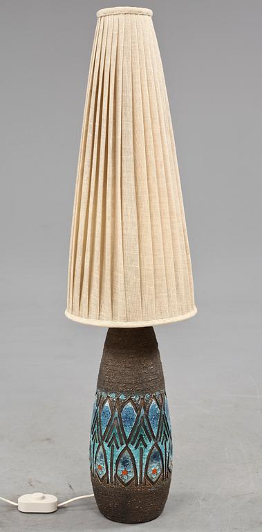 GOLVLAMPA, stengods, Tilgmans, 1900-talets andra hälft.