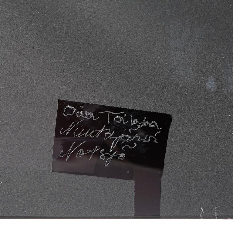 Oiva Toikka, a glass dish, Nuutajärvi Notsjö, Finland, probably unique.