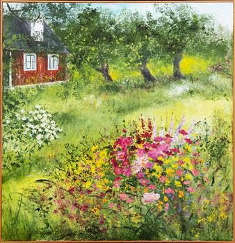 Ann-Marie Jönsson, oil on canvas signed and dated 92.